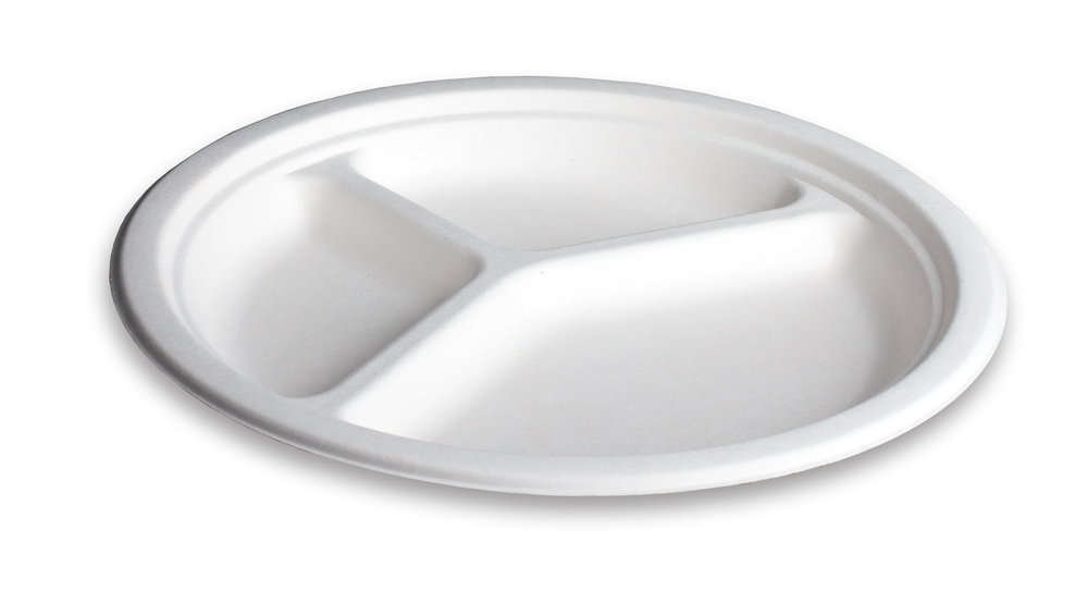 Plato 3 compartimientos BIO 26cm