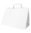 White paper bag with flat handle 32x21x24 - Box of 250 units