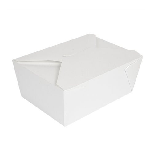 White Take Away Box 1170ml Plastic Free - Packing 30 units