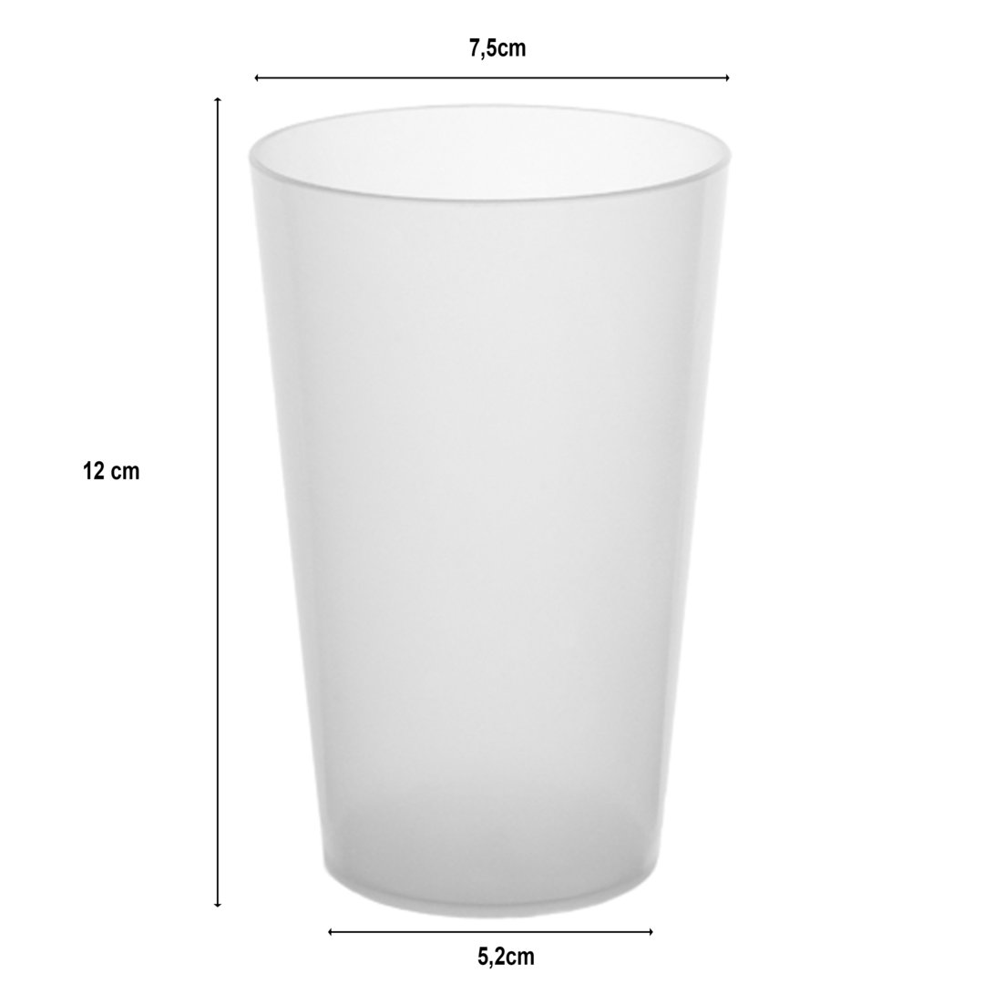 Festival Reusable Cup 300ml PP - Box of 360 Units Transparent