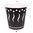 Vaso Cartón Impreso Negro 120ml (4Oz) c/Cubierta ToGo Blanca - Caja Completa 1000 unidades