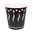 Vaso Cartón Impreso Negro 120ml (4Oz) c/Cubierta ToGo Blanca - Caja Completa 1000 unidades