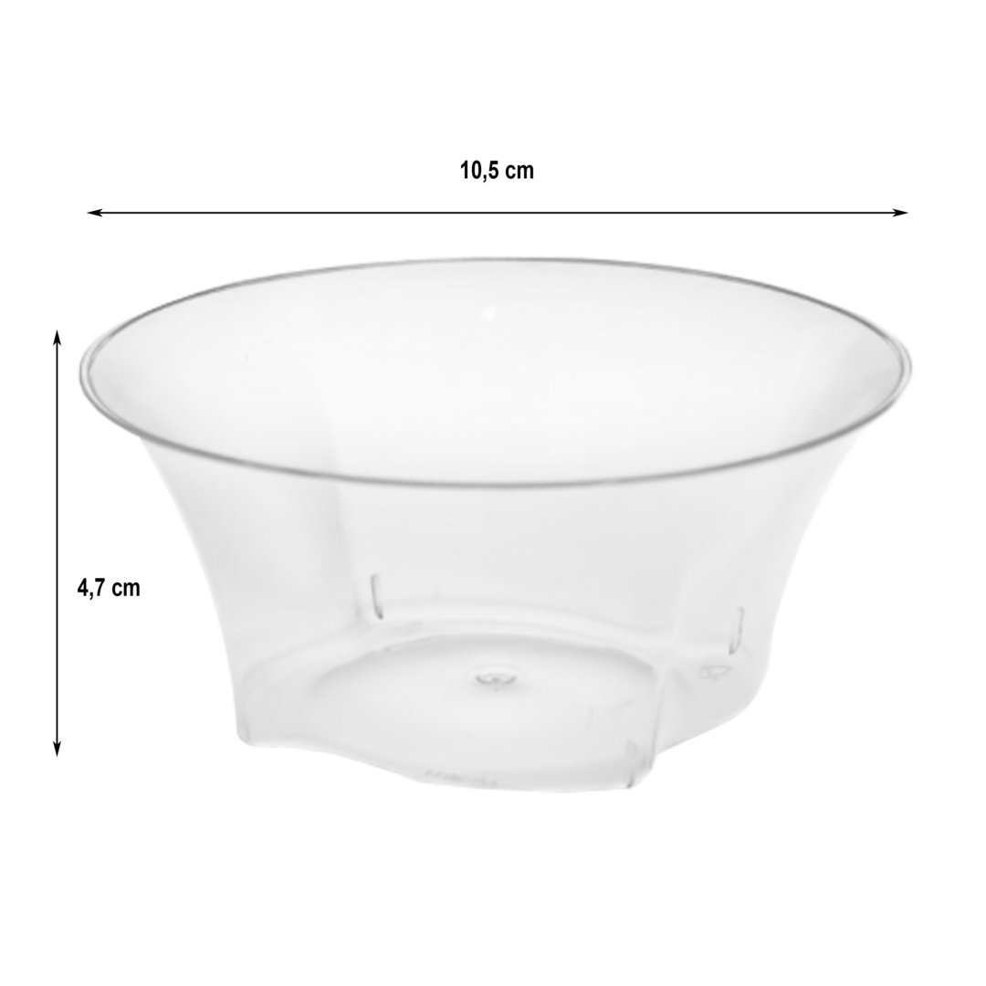 Florida PP Dessert Cup 130ml With Lid - Complete Box 750 units