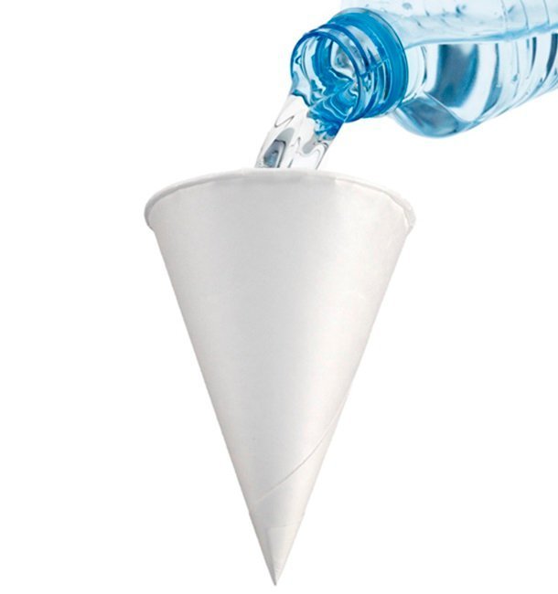 Paper Cone 120 ml (4oz) White - Pack of 100 units