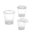 Vaso Plástico SHOT Liso 30ml (PP) Con Tapa - Caja Completa 1500 Unidades