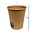 Vaso Cartón 192ml (6/7Oz) 100% Kraft C/Tapa C/Agujero "To Go" Blanco - Paquete De 50 Unidades