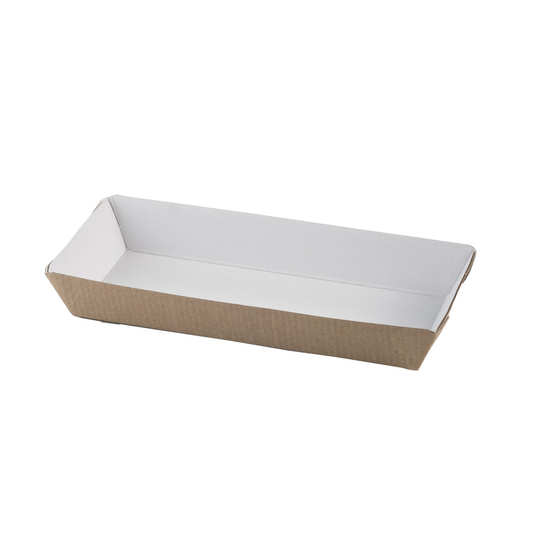 Kraft Sushi Tray 210x90 With Lid - Box 650 Units