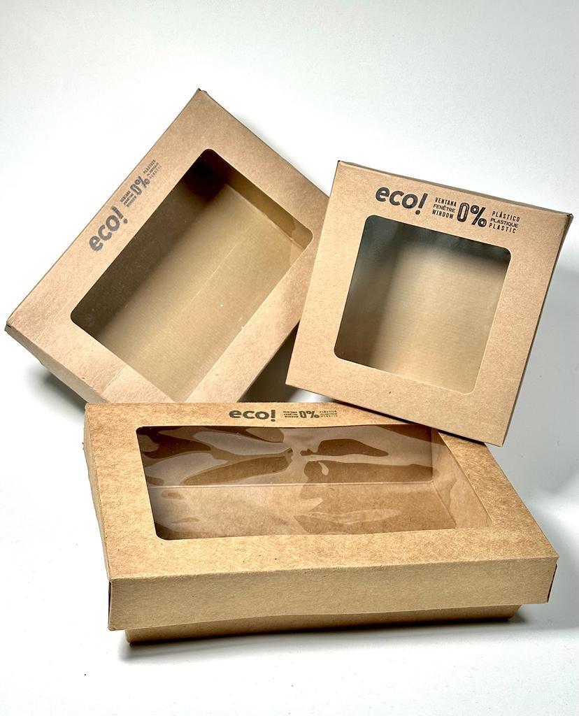 Barquette Kraft 220x150x50 Avec Couvercle - Pack 25 unités
