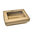 Bandeja Kraft 180x130x50 Com Tampa - Caixa 225 Unidades