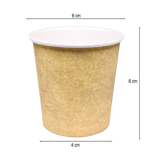 Vaso Carton 90ml (3Oz) - Paquete 50 Unidades