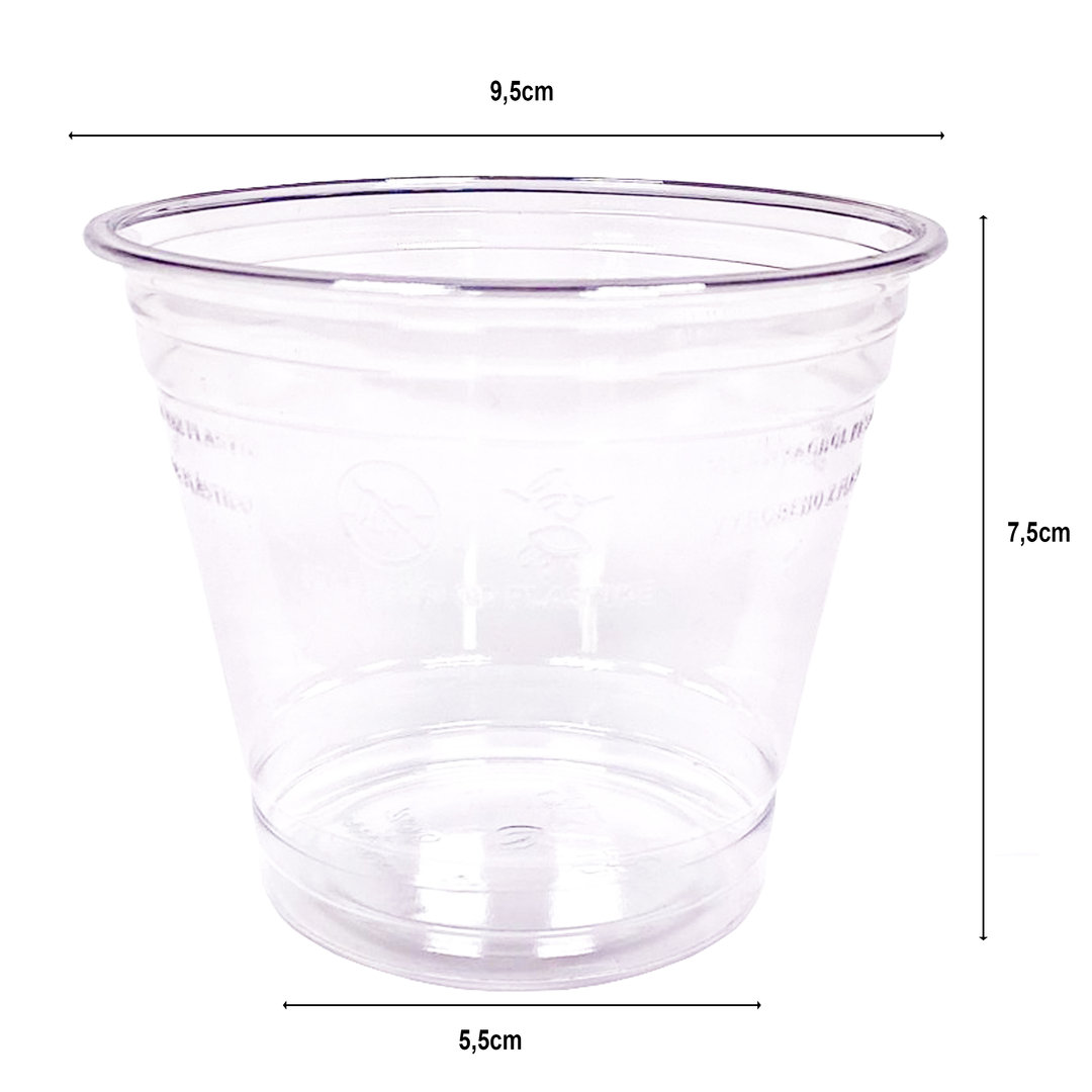 RPET Plastic Cup 280ml - Box 800 Units