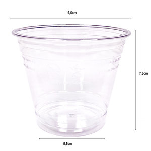 Gobelet Plastique RPET 280ml Avec Couvercle Dôme - Boîte 800 Unités