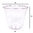 Vaso Plástico RPET 280ml Con Tapa Domo Cerrada + Divisor - Caja 800 Unidades