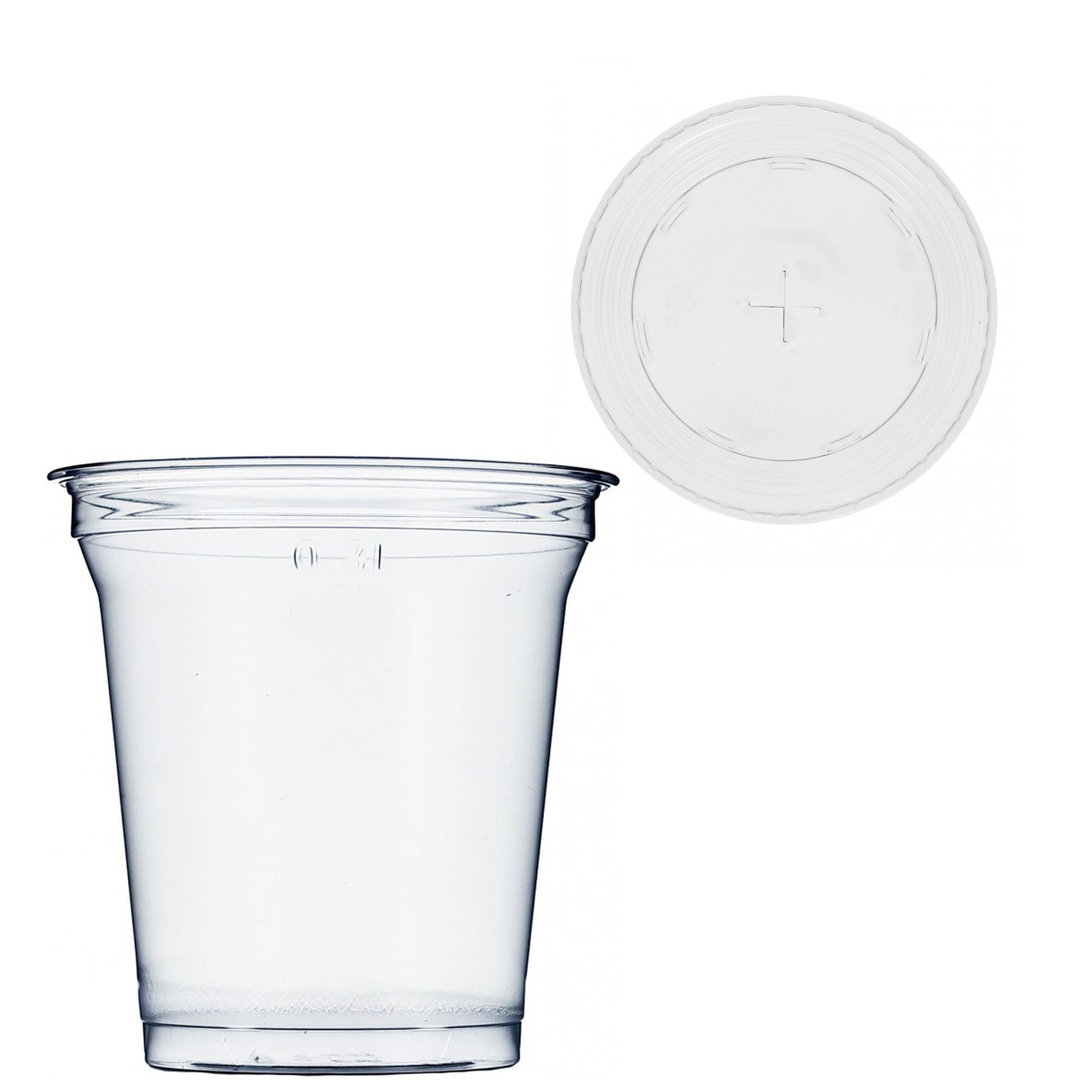 RPET Plastic Cup 280ml - Box 800 Units