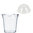 Vaso Plástico RPET 540ml Con Tapa Paja - Caja 800 Unidades