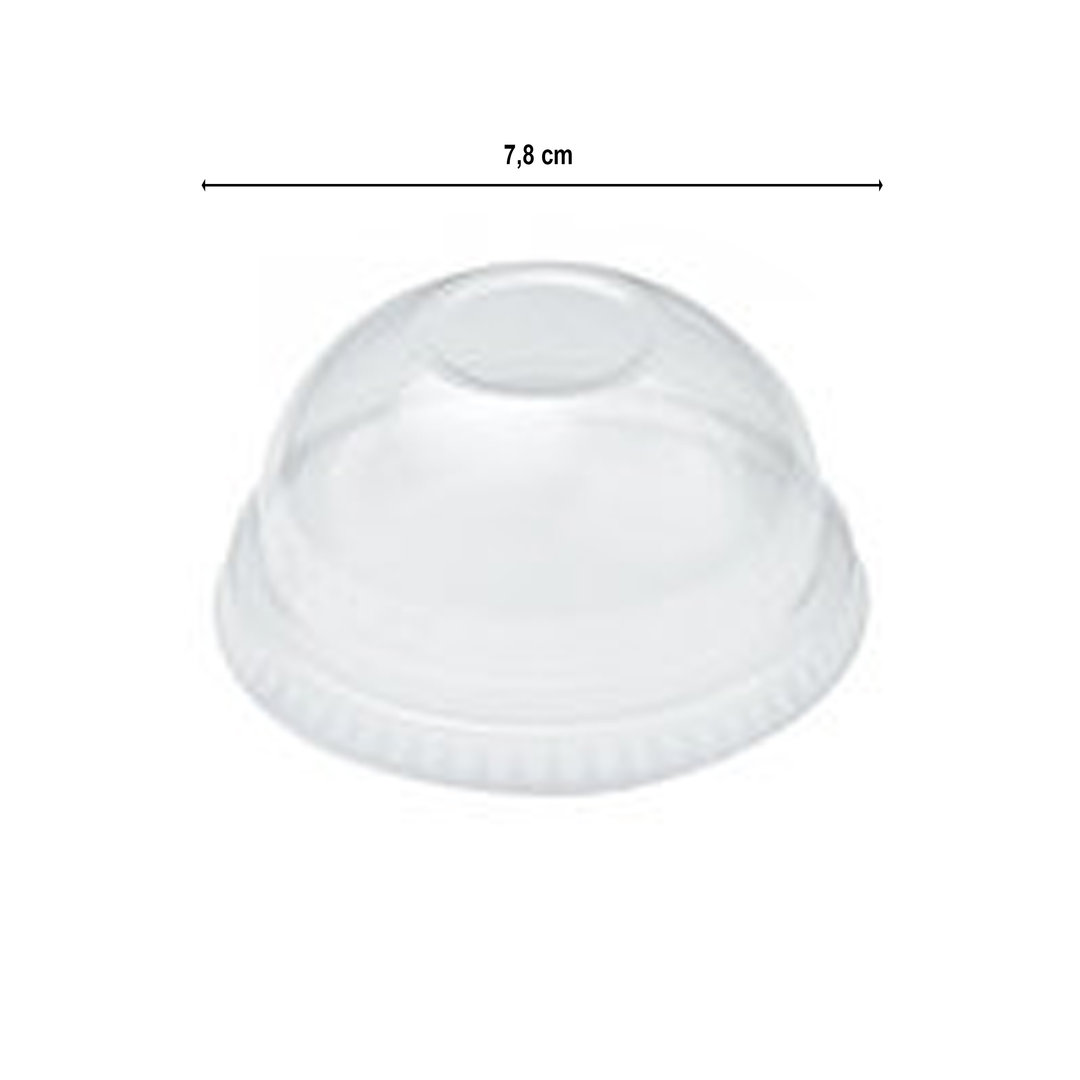 Tapa Domo Cerrada 78mm - Pack de 50 Unidades