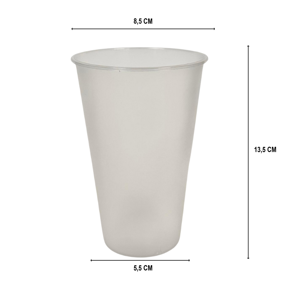 Vaso Reutilizable 16oz - 500ml - 25 Unidades